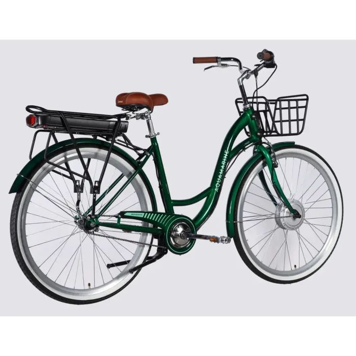 Електровелосипед Dorozhnik 28" eAQUAMARINE BH рама-19" 36B 13А*г 500Вт 2026 зелений (ELB-D-28-136) зображення 3