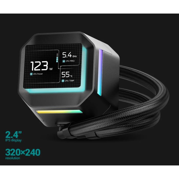 Система рідинного охолодження Deepcool LM360 Black (R-LM360-BKDMMC-1) зображення 8