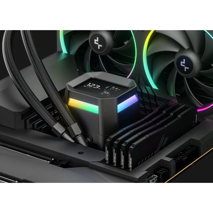 Система рідинного охолодження Deepcool LM360 Black (R-LM360-BKDMMC-1) зображення 9