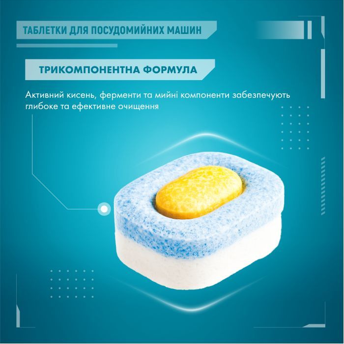 Таблетки для посудомоечных машин Maxi Power Nanomatic 36 шт. (4820204703356) изображение 4