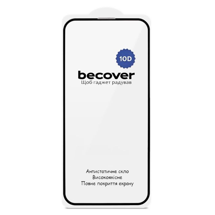 Скло захисне BeCover 10D Apple iPhone 17e Black (715142) зображення 3