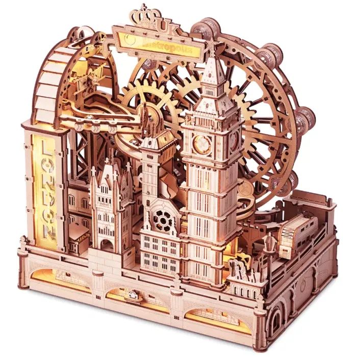 Конструктор Robotime Rokr деревянный 3D Marble Travel Лондон (EGB01)