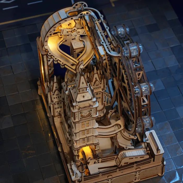 Конструктор Robotime Rokr деревянный 3D Marble Travel Лондон (EGB01) изображение 6