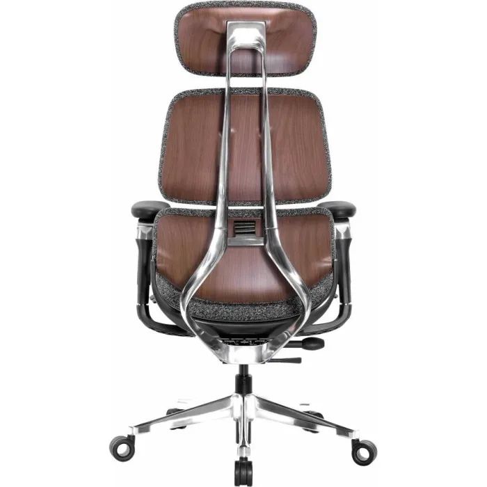 Кресло игровое GT Racer X-819 Gray (X-819 Fabric Wood Gray) изображение 5