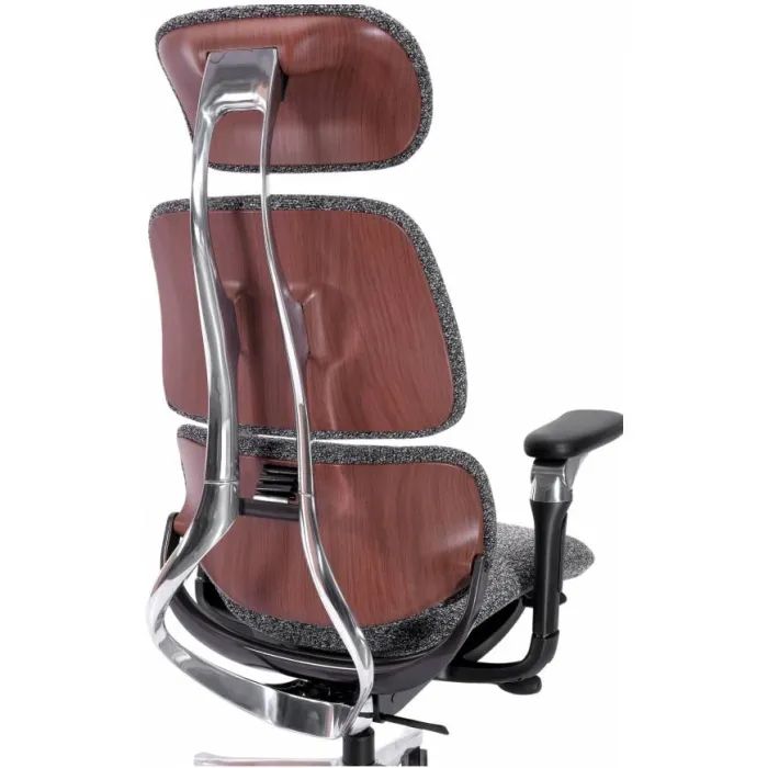 Кресло игровое GT Racer X-819 Gray (X-819 Fabric Wood Gray) изображение 6