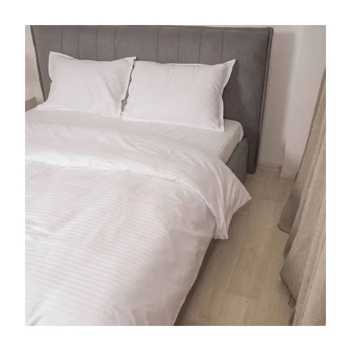 Постільна білизна Tiare Сатин Страйп White сімейний (White_Stripe_sm) зображення 7