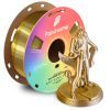 Пластик для 3D-принтера Polymaker PLA PANCHROMA DUAL SILK 1,75mm 1kg Gold-Silver (CA03027) зображення 2