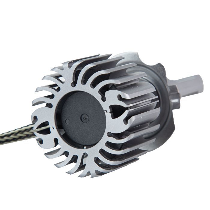 Автолампа PULSO LED-chips OEM PHILIPS Flip chip/9-16V/2*70W/8500Lm/6500K (N1-H7) изображение 3