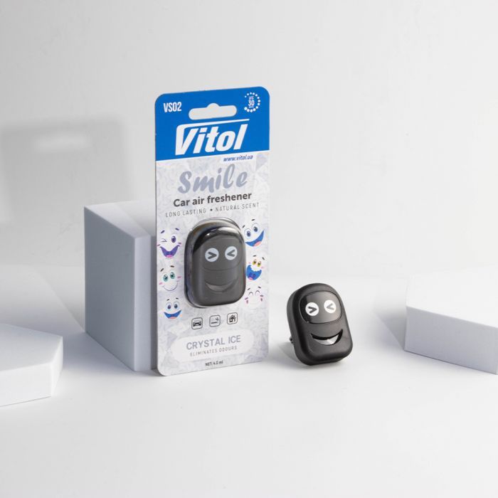 Ароматизатор для автомобиля VITOL Smile Crystal Ice 4мл (VS02) изображение 2