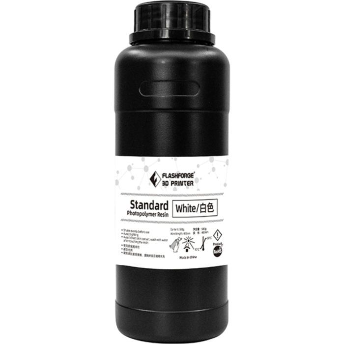 Фотополимерная смола Flashforge Resin Standart UV/LCD White 0,5kg (20001866001)