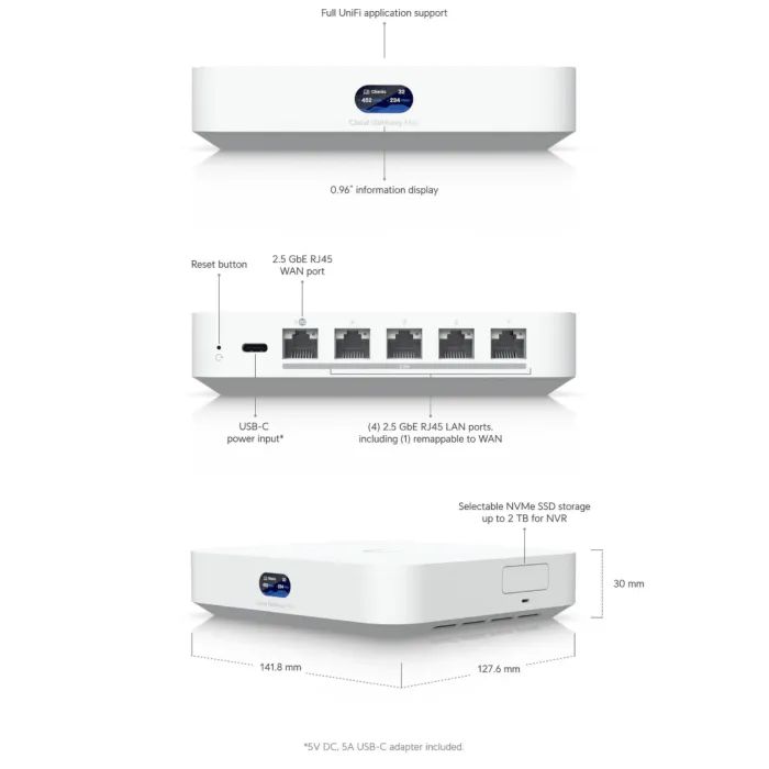 Маршрутизатор Ubiquiti UCG-MAX зображення 6
