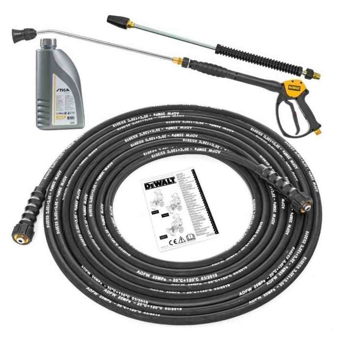 Мойка высокого давления DeWALT бензиновая, 4.05 кВт, 190 бар, шланг 10 м (DXPW008E) изображение 5