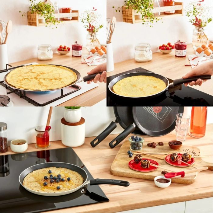 Сковорода Tefal Halo EUCALYPTUS, 20см, алюміній, бакеліт, сірий (G0160202) зображення 4