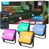 Светильник Govee H8057 Outdoor FLood Lights, 4шт, RGBICWW, WI-FI/Bluetooth, чорний (H8057C11)