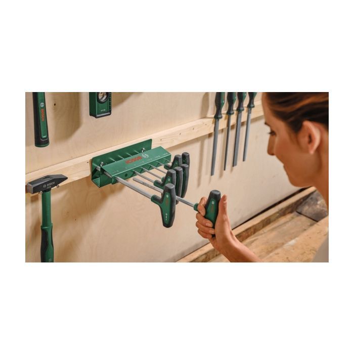 Набор отверток Bosch шестигранная, HEX 2–10mm, Т-образная рукоятка, 7шт. (1.600.A03.9J1) изображение 3