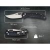 Ніж SRM Retriever 9201, Black FRN, Satin (9201-PB) зображення 7