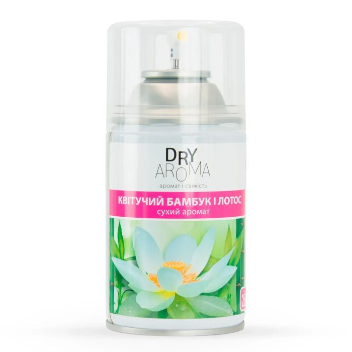 Освежитель воздуха Domo Dry Aroma Цветущий бамбук и лотос Для диспенсеров 250 мл (4820024946247)