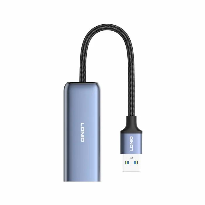 Перехідник USB AM to RJ45 Ethernet 1000Mbps LDNIO (RJ-01U) зображення 3
