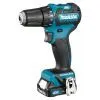 Шуруповерт Makita DF332DWYE, 10.8V, АКБ 2x1.5Ah, 21·35Нм, 0-450·0-1500об/хв, ЗП, кейс, 0.86кг (DF332DWYE) зображення 2