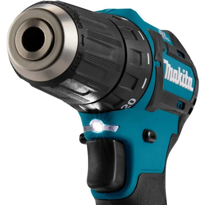 Шуруповерт Makita DF332DWYE, 10.8V, АКБ 2x1.5Ah, 21·35Нм, 0-450·0-1500об/хв, ЗП, кейс, 0.86кг (DF332DWYE) зображення 3