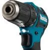 Шуруповерт Makita DF332DWYE, 10.8V, АКБ 2x1.5Ah, 21·35Нм, 0-450·0-1500об/хв, ЗП, кейс, 0.86кг (DF332DWYE) зображення 3
