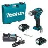 Шуруповерт Makita DF332DWYE, 10.8V, АКБ 2x1.5Ah, 21·35Нм, 0-450·0-1500об/хв, ЗП, кейс, 0.86кг (DF332DWYE)