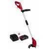 Триммер садовый Einhell PXC, GC-CT 18/24 Li Kit, 18V, 2.5Ah, 24см, 1.82кг (3411123K)
