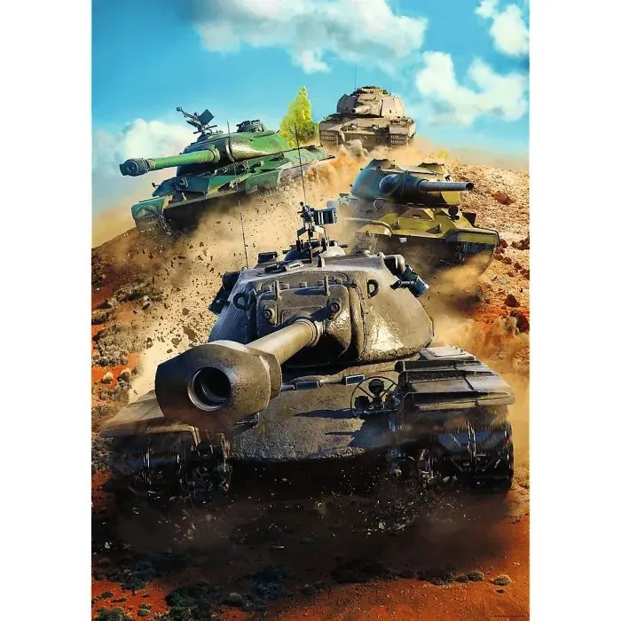 Пазл Trefl World of Tanks: Танки в бою 1000 елементів (5900511109436) зображення 2