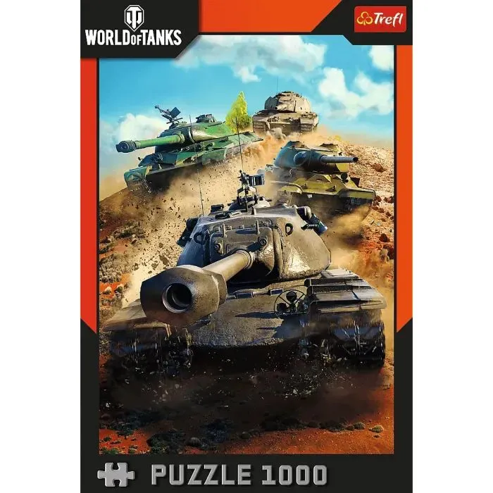 Пазл Trefl World of Tanks: Танки в бою 1000 елементів (5900511109436) зображення 3