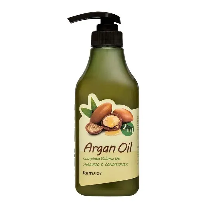 Шампунь FarmStay Argan Oil Complete Volume Up Shampoo And Conditioner 530 мл (8809595053659)