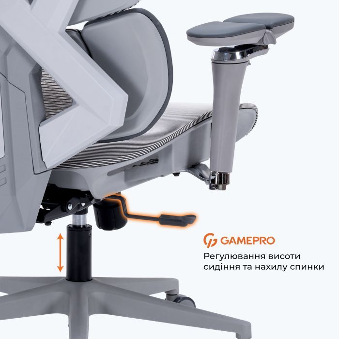 Крісло ігрове GamePro EDGE GC820MB Black (GC820MB) зображення 16