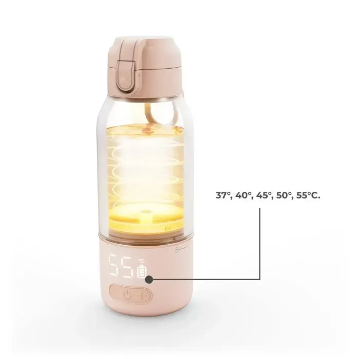 Підігрівач Kinderkraft Gaja 2-в-1 Beige портативний для молока і термос (KEGAJA00BEG0000) (5902533931385) зображення 11