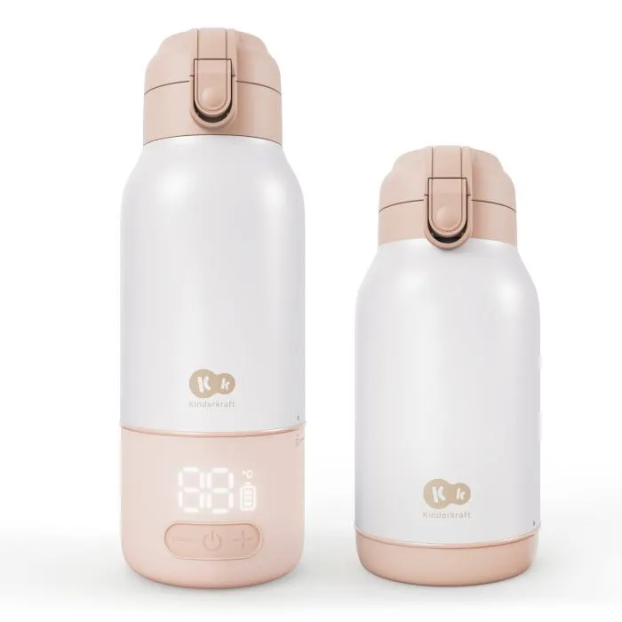 Підігрівач Kinderkraft Gaja 2-в-1 Beige портативний для молока і термос (KEGAJA00BEG0000) (5902533931385)
