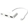 Концентратор J5create USB-C 3-in-1 1xHDMI + 1xUSB 3.2 + 1xUSB-C PD100W black (JCA379EW-N)