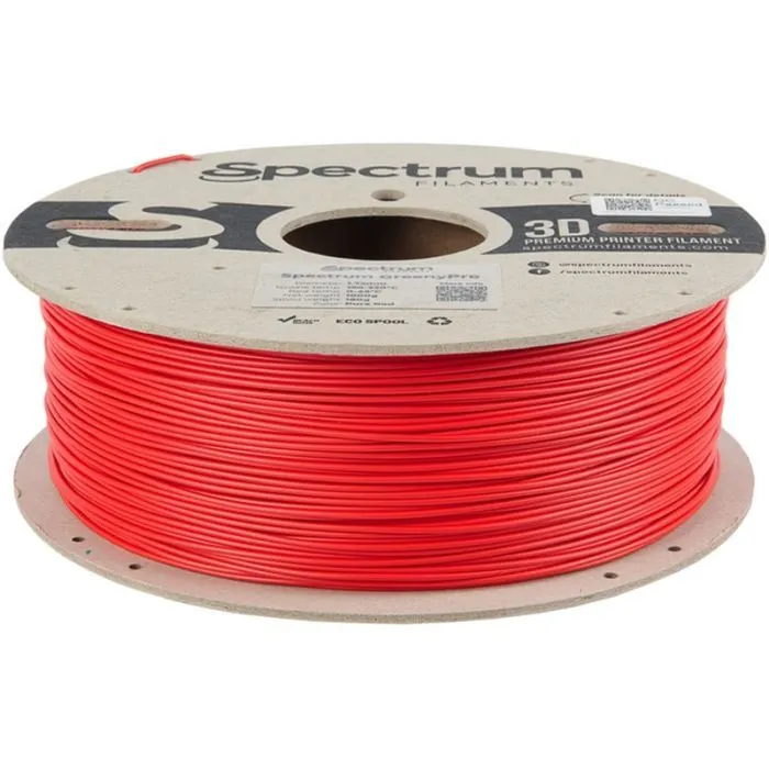 Пластик для 3D-принтера Spectrum GreenyPro 1.75mm 1kg Red, Pure (80905) зображення 2