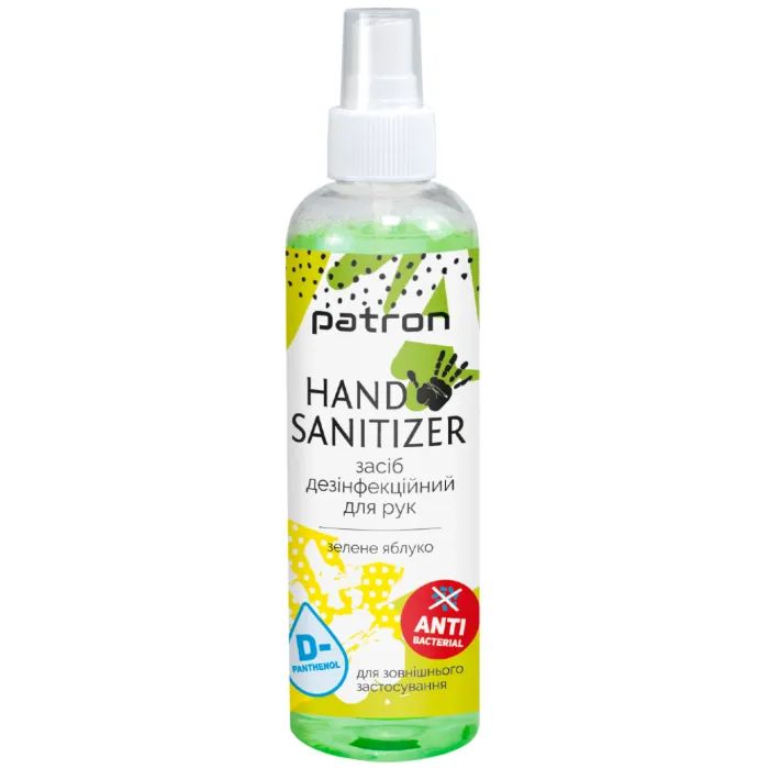 Антисептик для рук Patron Green Apple 50 мл (F3-032)
