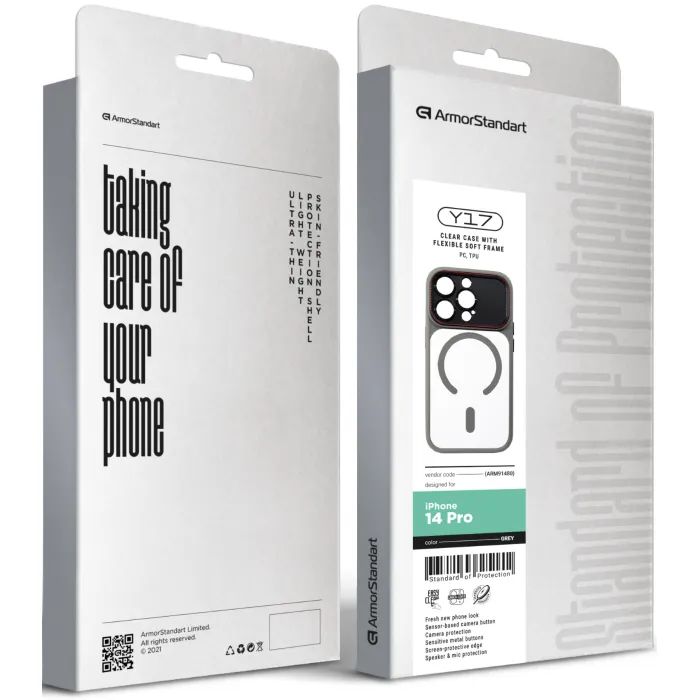 Чехол для мобильного телефона Armorstandart Y17 MagCase Apple iPhone 14 Pro Orange (ARM91481) изображение 3