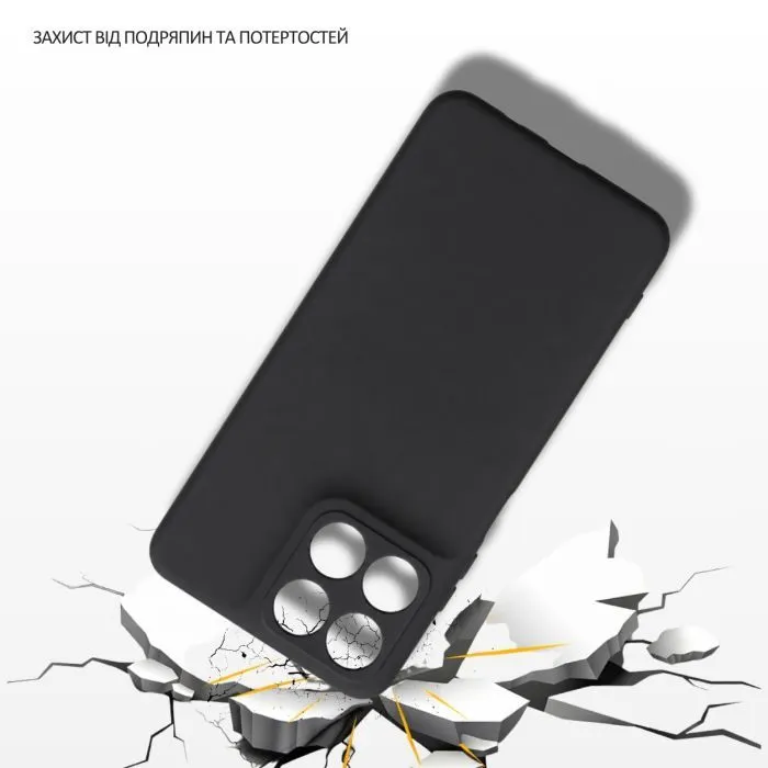 Чехол для мобильного телефона BeCover Silicone Motorola Moto G57 Black (716053) изображение 4
