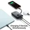 Батарея універсальна JOYROOM 10000mAh, 22.5W, PD, QC, built-in USB-C cable, Black (JR-PBF17) зображення 4
