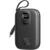 Батарея універсальна JOYROOM 10000mAh, 22.5W, PD, QC, built-in USB-C cable, Black (JR-PBF17)
