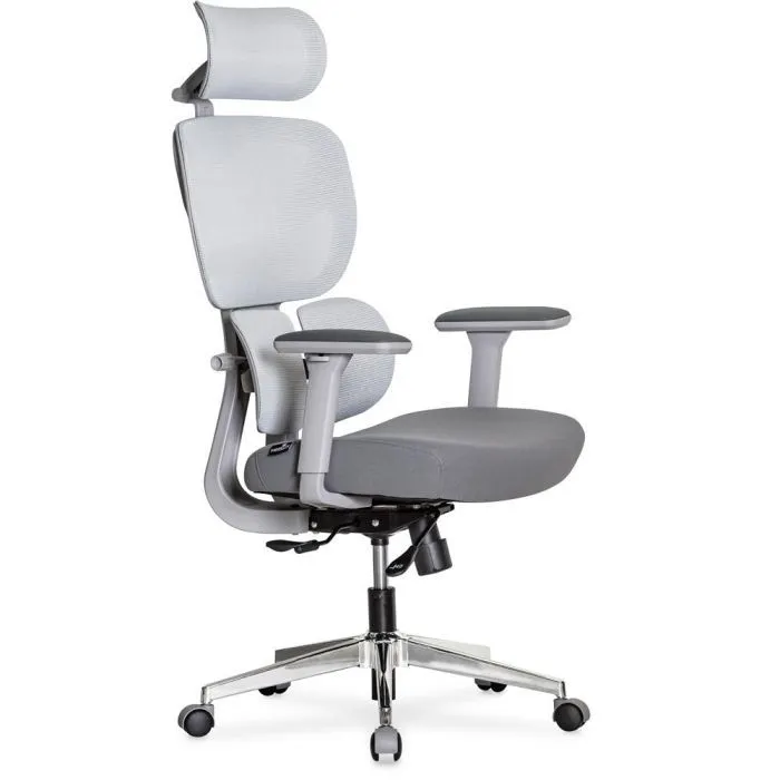 Офісне крісло Mealux D1 Duo Air Fabric Grey (HF-D1 Duo F/G)