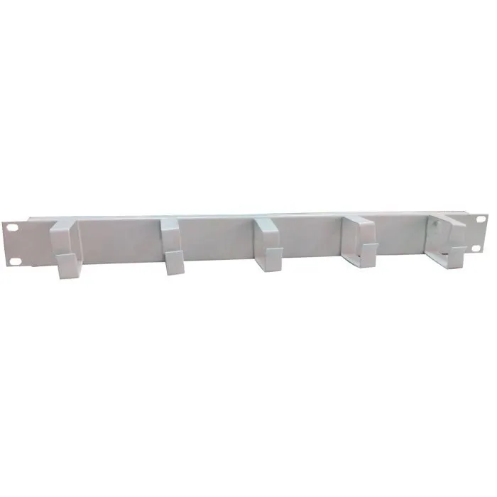 Кабельний організатор Ipcom 19" 1U 5 кілець (К-856) зображення 2