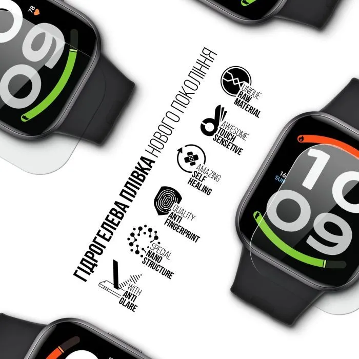 Пленка защитная Armorstandart Matte hydrogel Xiaomi Redmi Watch 6 Active 6 pcs (ARM94029) изображение 2