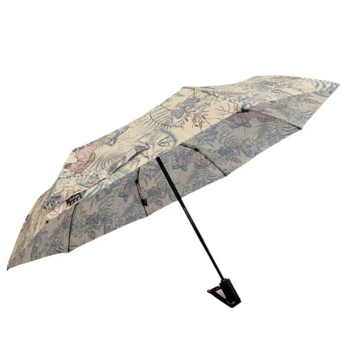 Зонт Knirps A.200 Medium Duomatic Savannah Cobalt автомат, складана (Kn95-7201-8895) изображение 3