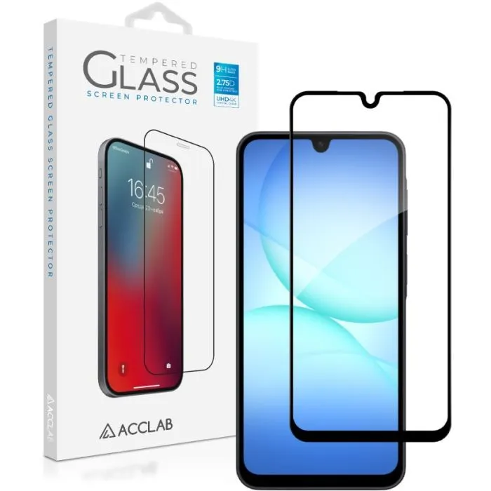 Скло захисне ACCLAB Full Glue ESD Samsung A17 Black (1283126624346)