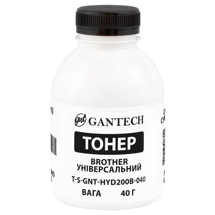 Тонер Brother Universal bottle, 40g Gantech (TSM-HYD200B-040)
