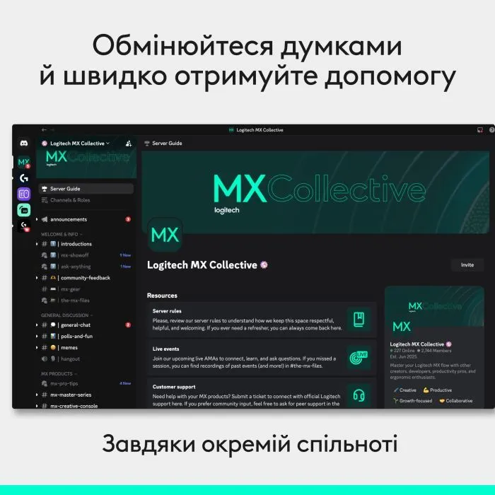 Набір блогера Logitech MX Keypad USB Type-C Graphite (920-013891) зображення 12