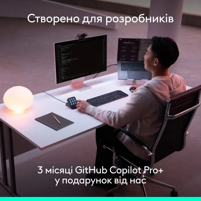 Набір блогера Logitech MX Keypad USB Type-C Graphite (920-013891) зображення 3