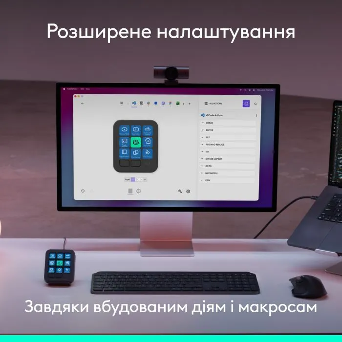 Набір блогера Logitech MX Keypad USB Type-C Graphite (920-013891) зображення 7