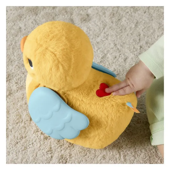 Розвиваюча іграшка Fisher-Price Розвивальне каченя 4-в-1 "Обіймай та повзи" (JMX99) зображення 6